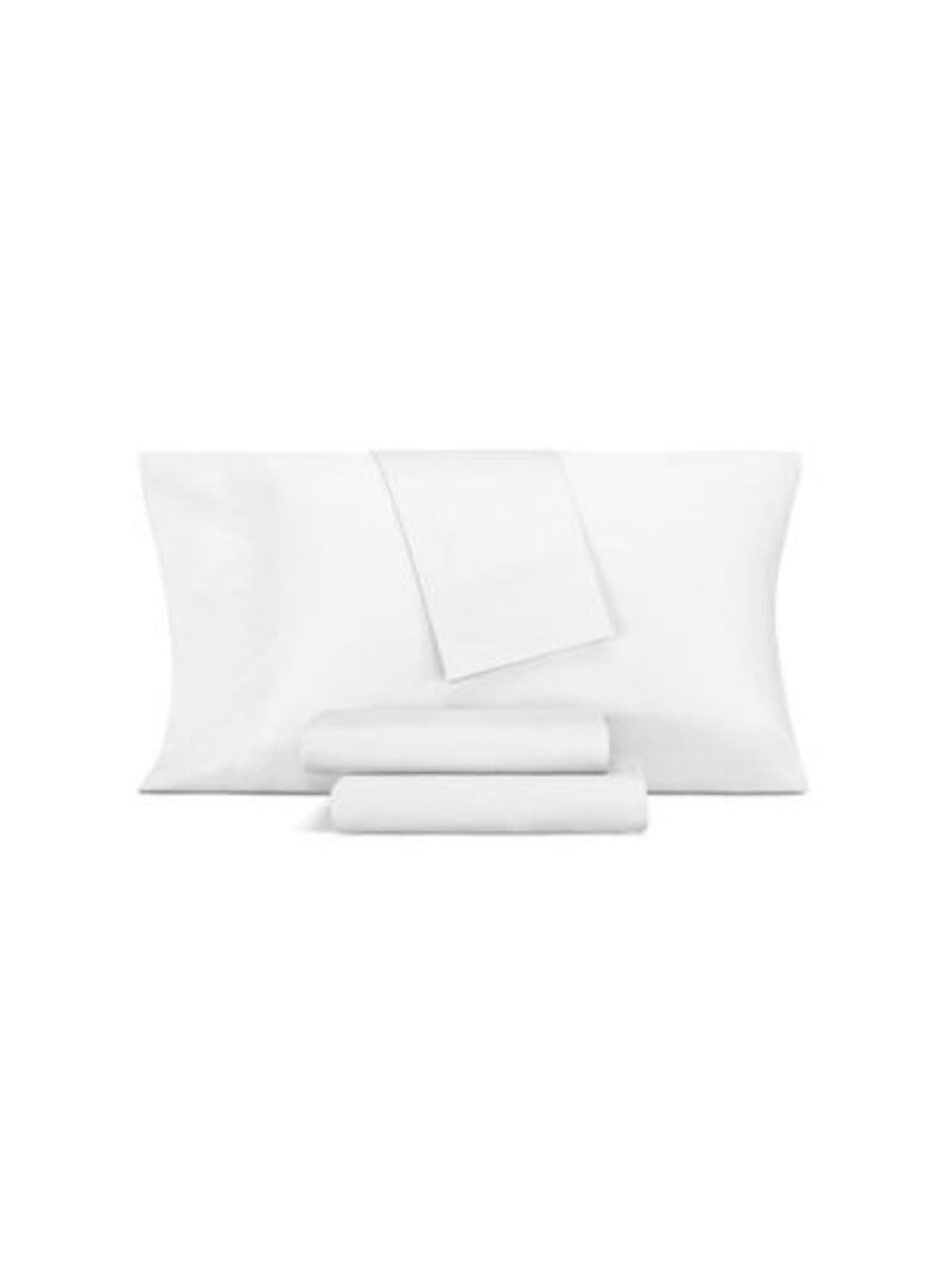 Aq Textiles Egyptian Cotton 500 Thread Count 4 Pc. Sheet Set Queen Bedding NWOB